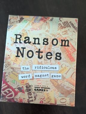 Ransom Notes Word Magnet Game - Multicolor